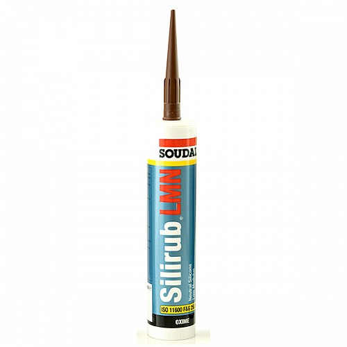 Soudal Silicone Sealant Low Modulus Neutral Cure Brown